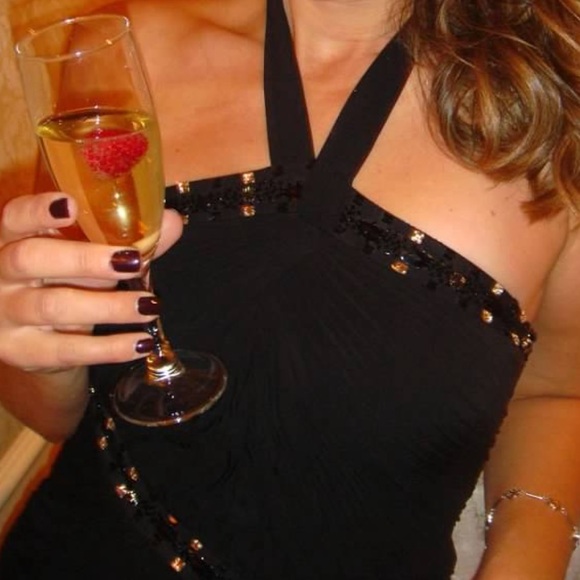 BCBG Dazzling Black Dress - Picture 5 of 5